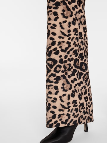 Ana Alcazar Wide leg Trousers 'Adami' in Brown