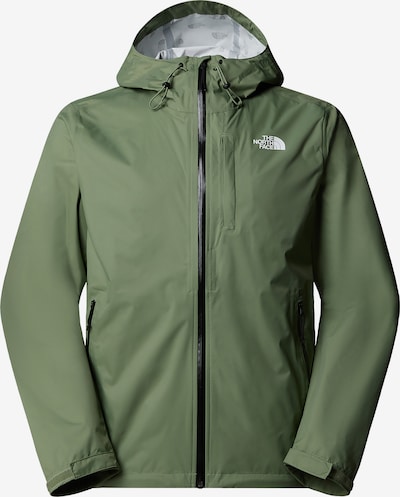 Demisezoninė striukė iš THE NORTH FACE, spalva – alyvuogių spalva / balta, Prekių apžvalga