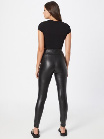 VILA Skinny Leggings in Schwarz