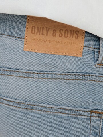 Only & Sons Skinny Kavbojke 'Loom' | modra barva