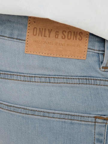 mėlyna Only & Sons Siauras Džinsai 'Loom'