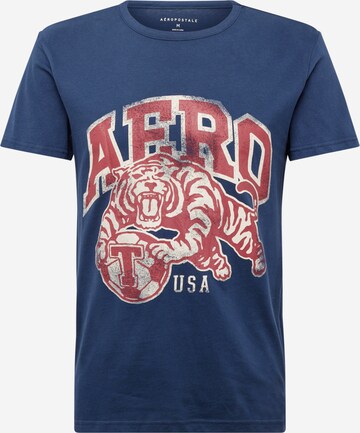 T-Shirt 'NEW YORK' AÉROPOSTALE en bleu : devant