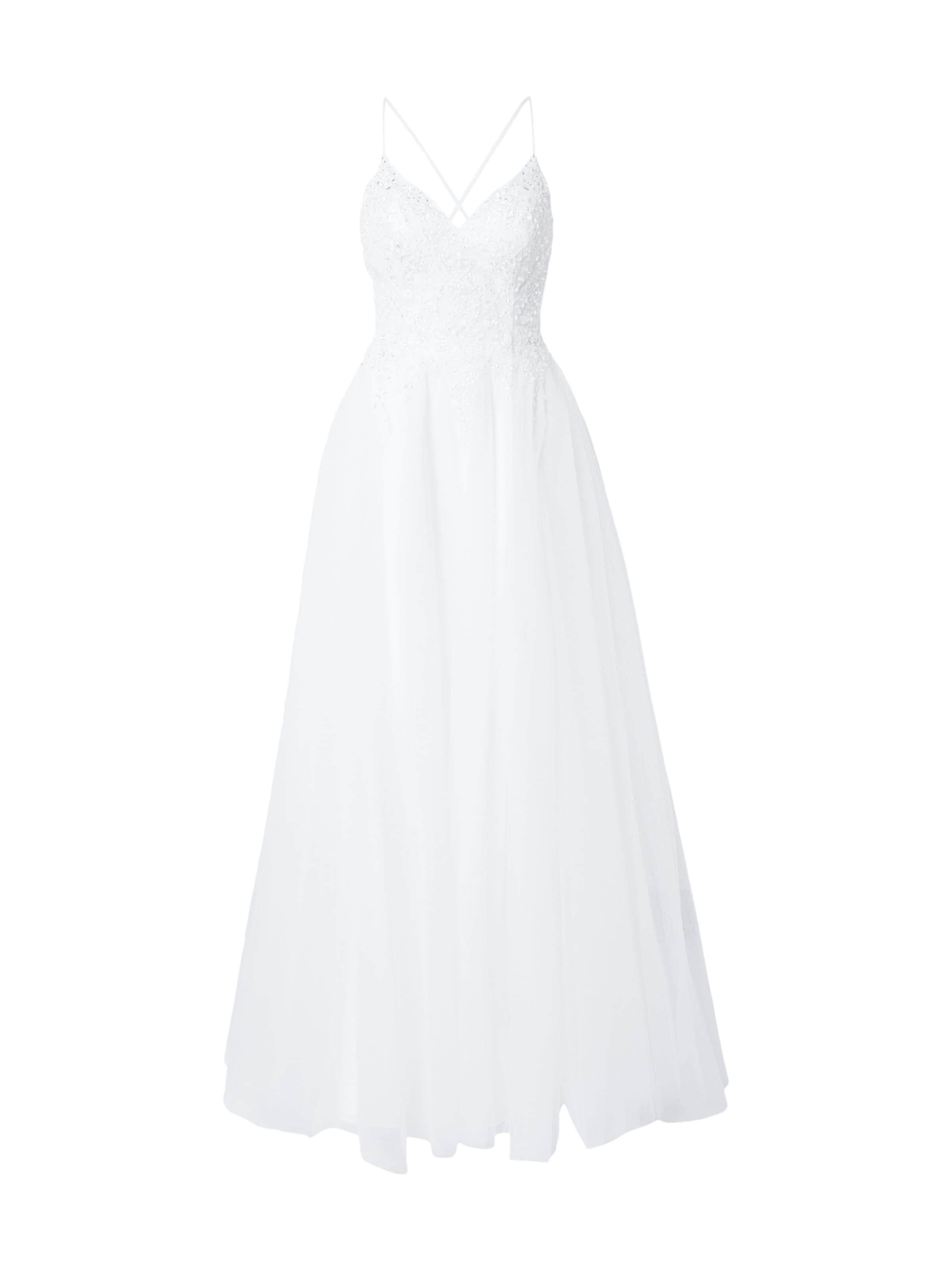 LUXUAR Evening dress in White: front