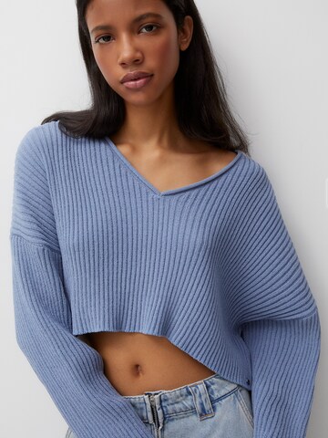 Pull&Bear Pullover in Blau