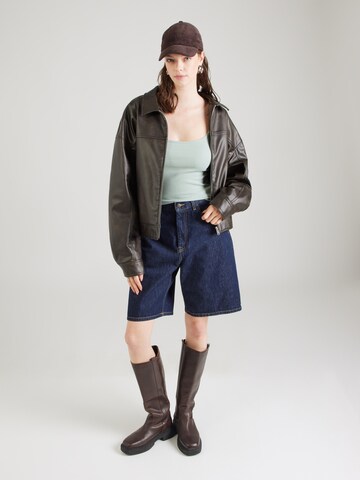 HOLLISTER Топ в Зеленый