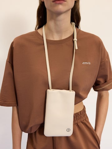 Borsa a tracolla '240317' di Estro in beige: frontale