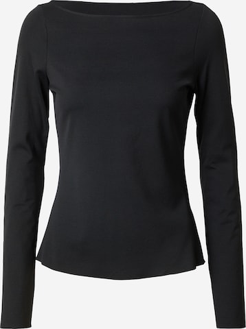 NIKE Funktionsbluse 'Luxe' i sort: forside