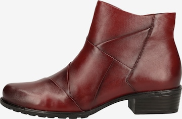 CAPRICE Booties in Red: front