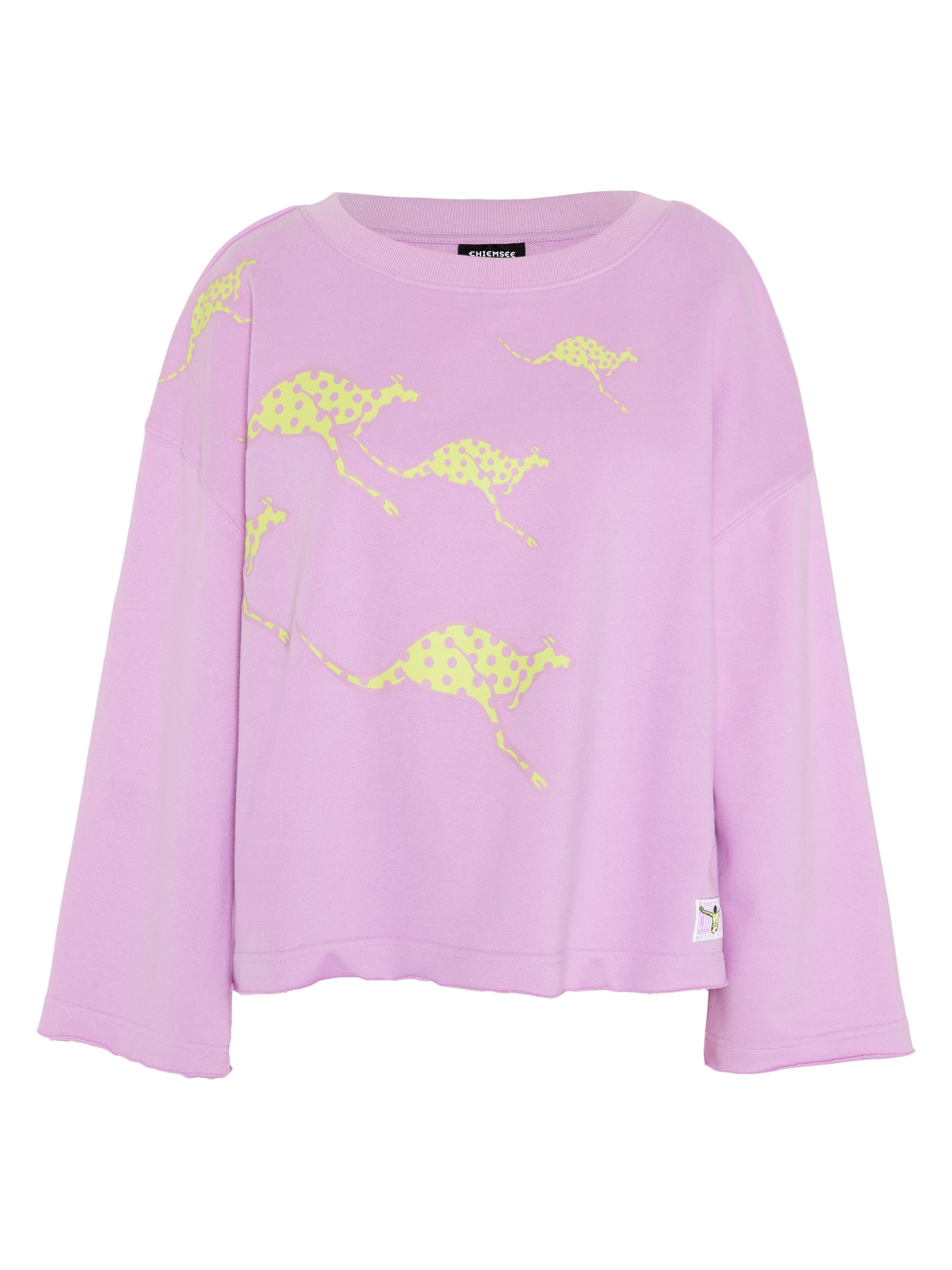 CHIEMSEE Sweatshirt in Purple: front