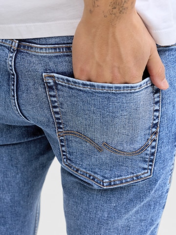 JACK & JONES Slimfit Jeans 'JJIGLENN JJORIGINAL' i blå