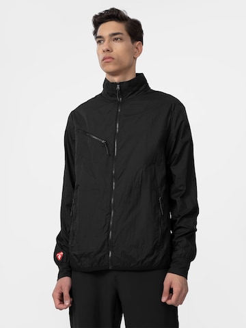 4F Sportjacke 'PrimaLoft® Aktiv' in Schwarz: predná strana