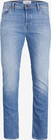 JACK & JONES Tapered Jeans 'MIKE' in Blauw: voorkant