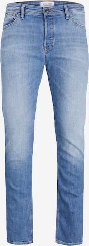 Tapered Jeans 'MIKE' de la JACK & JONES pe albastru: față