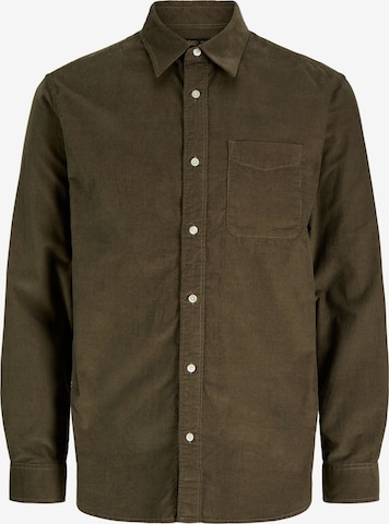 JACK & JONES Regular Fit Hemd in Grün: Vorderseite