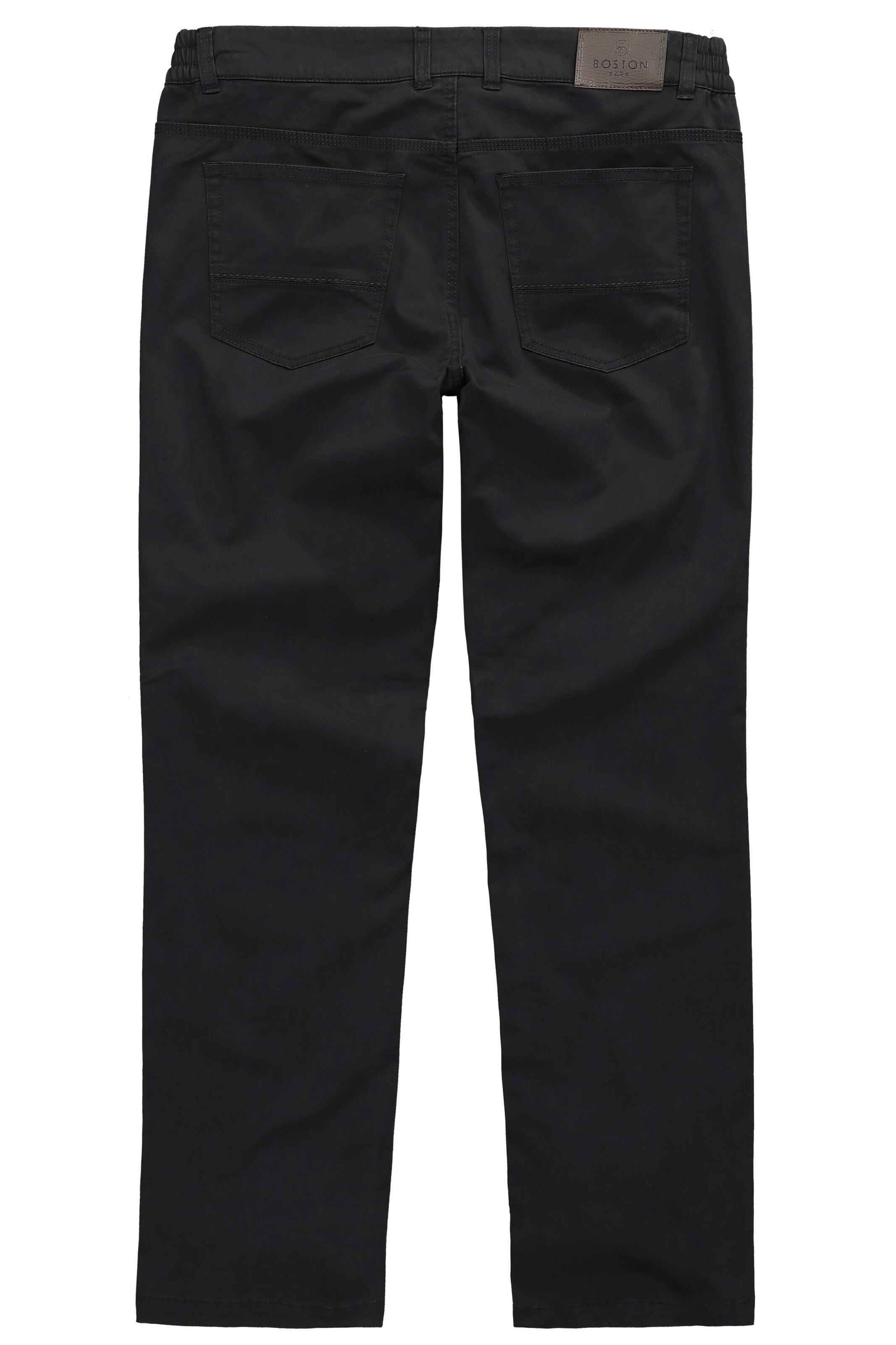 Boston Park Regular Broek in Zwart