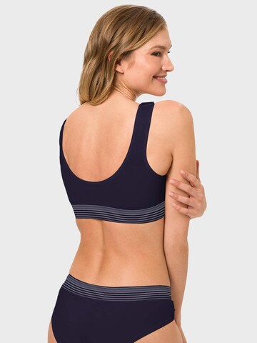 BeeDees Top 'Bustier Comfee Crop Top' in Blau