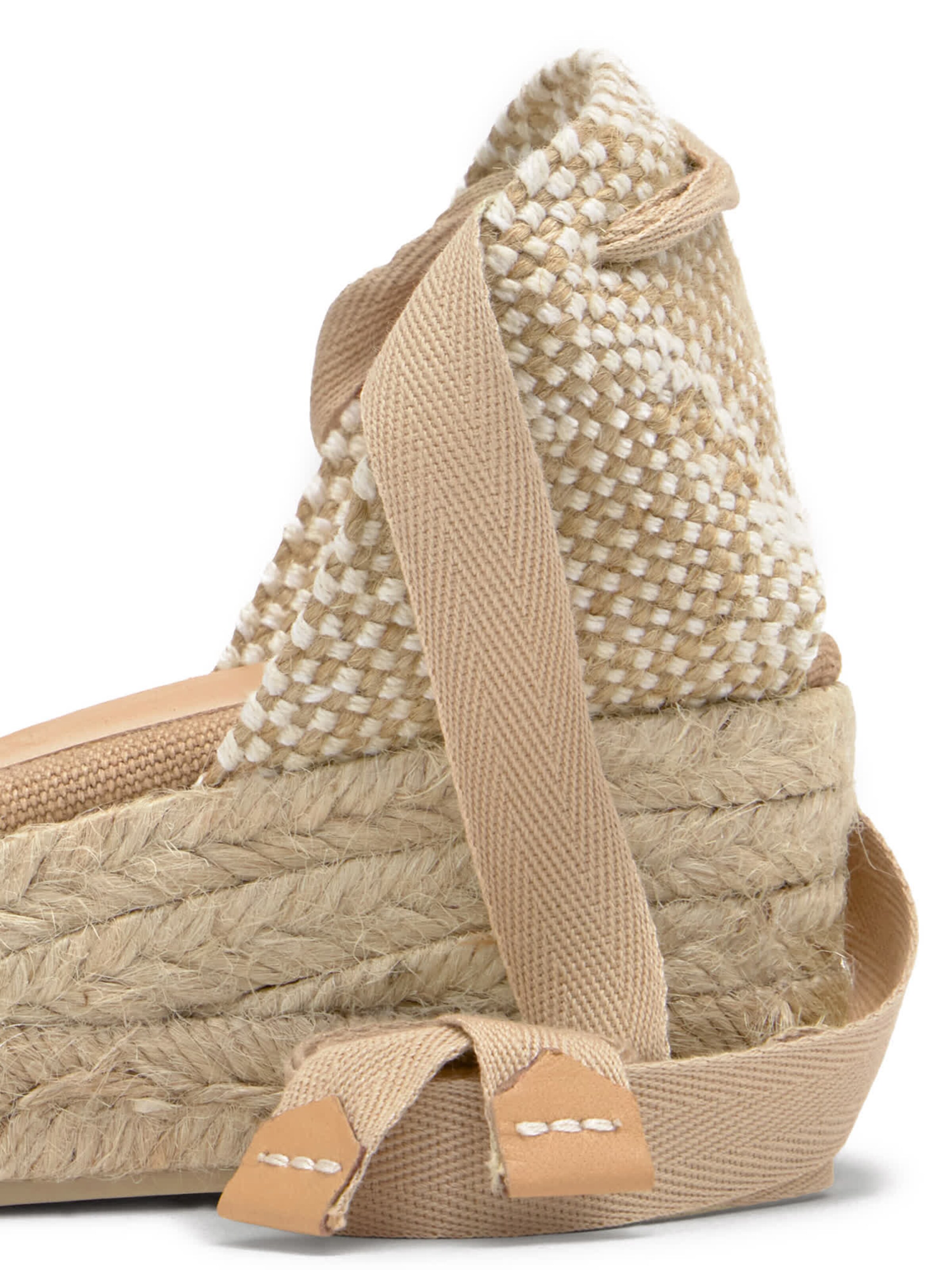 smėlio Castañer Espadrilės 'CARINA'