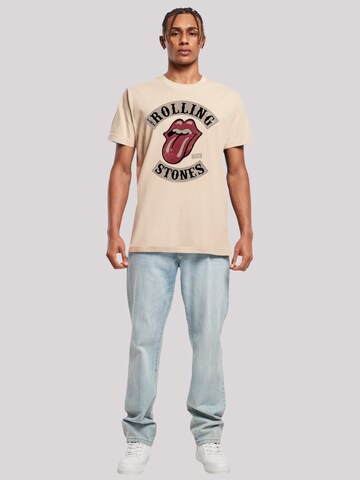 F4NT4STIC Shirt 'The Rolling Stones Tour '78' in Beige
