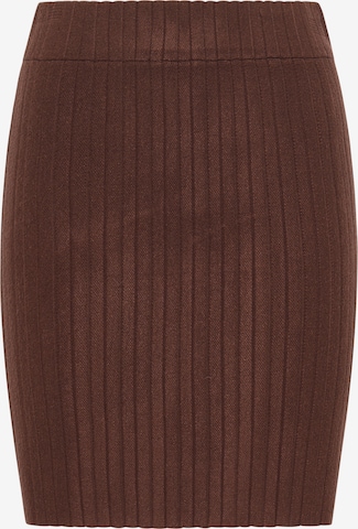 faina Skirt in Brown: front