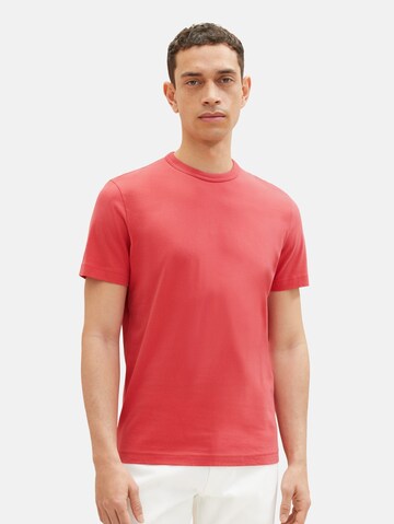 T-Shirt TOM TAILOR en rouge : devant