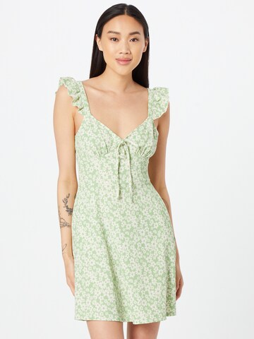 Dorothy Perkins Jurk in Groen: voorkant