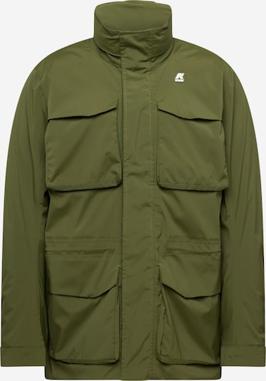 K-Way Veste mi-saison 'MANPHY' en vert / blanc, Vue avec produit