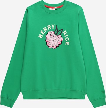 The New Sweatshirt 'Josline' in Green: front