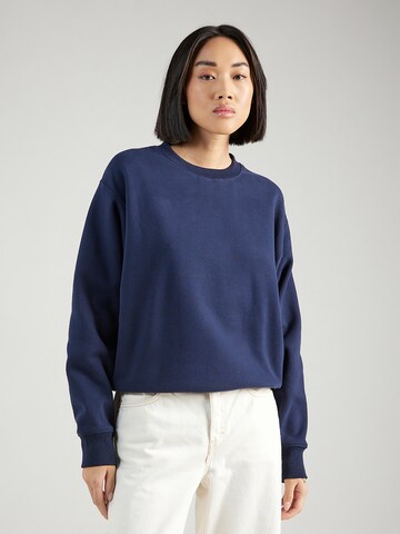 Superdry Sweatshirt 'ESSENTIAL' in Blau: predná strana