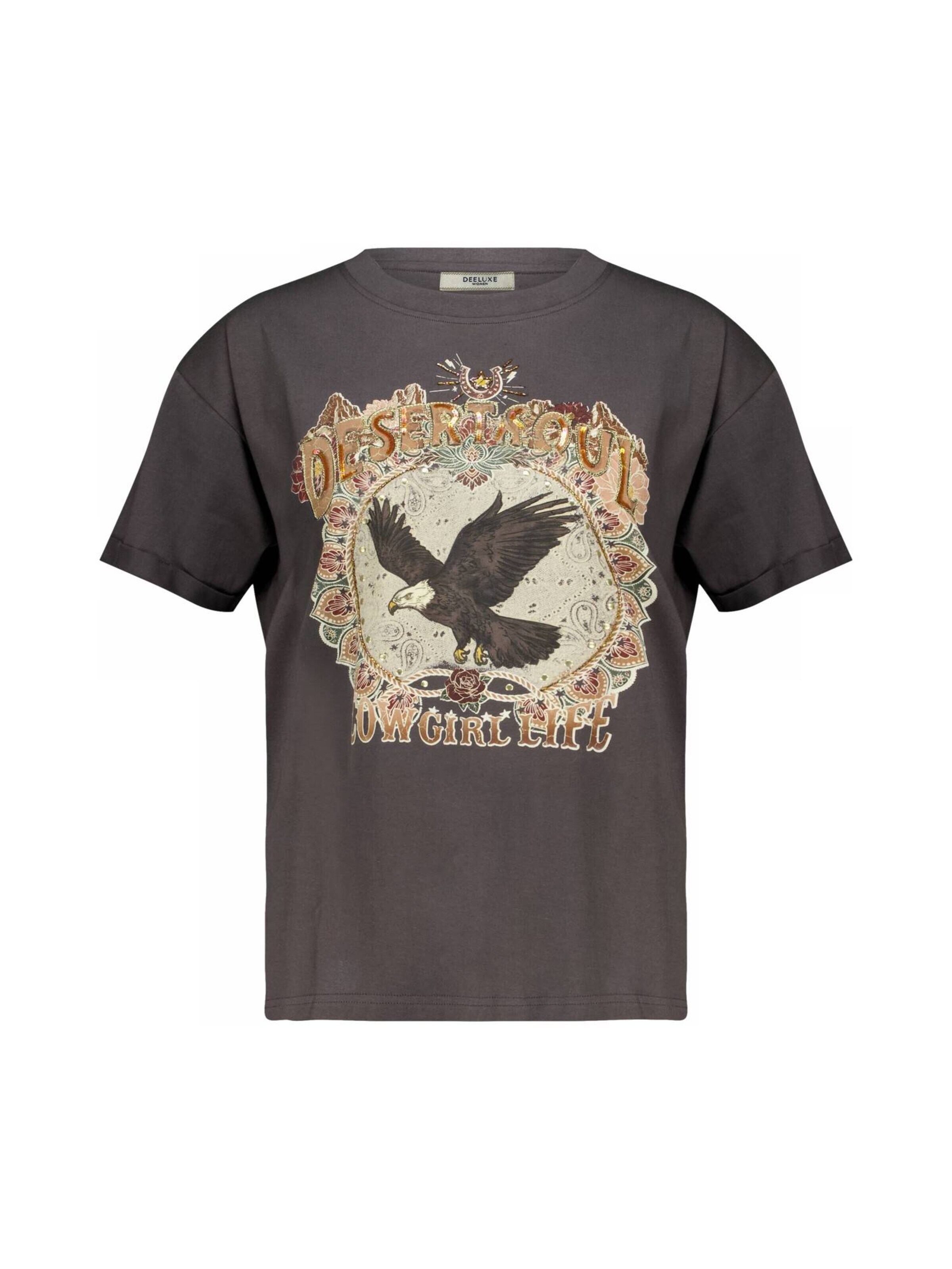 T-shirt ' STATES ' Deeluxe en gris : devant