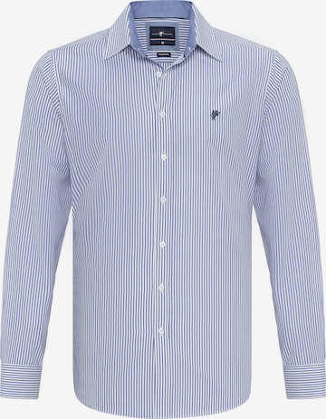 DENIM CULTURE Overhemd 'GORDON' in Blauw: voorkant