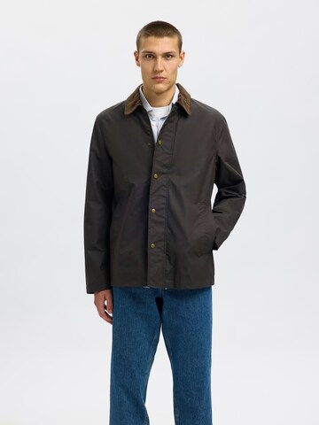 SELECTED - Chaqueta de entretiempo 'SLHWALTER' en marrón: frente