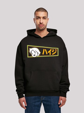 F4NT4STIC Sweatshirt 'Heidi' in Zwart: voorkant