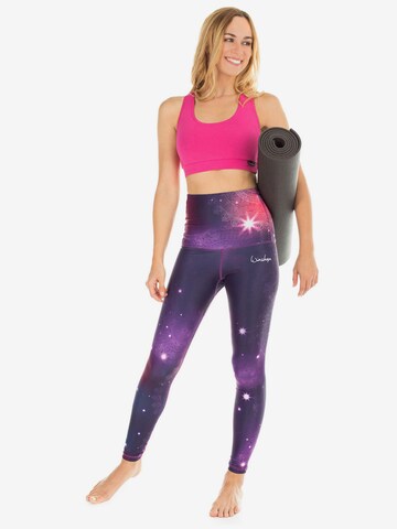 Skinny Pantalon de sport 'HWL102' Winshape en violet