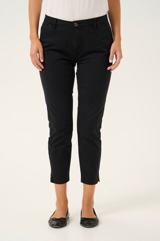 CULTURE Regular Pants 'Brita' in Black: front