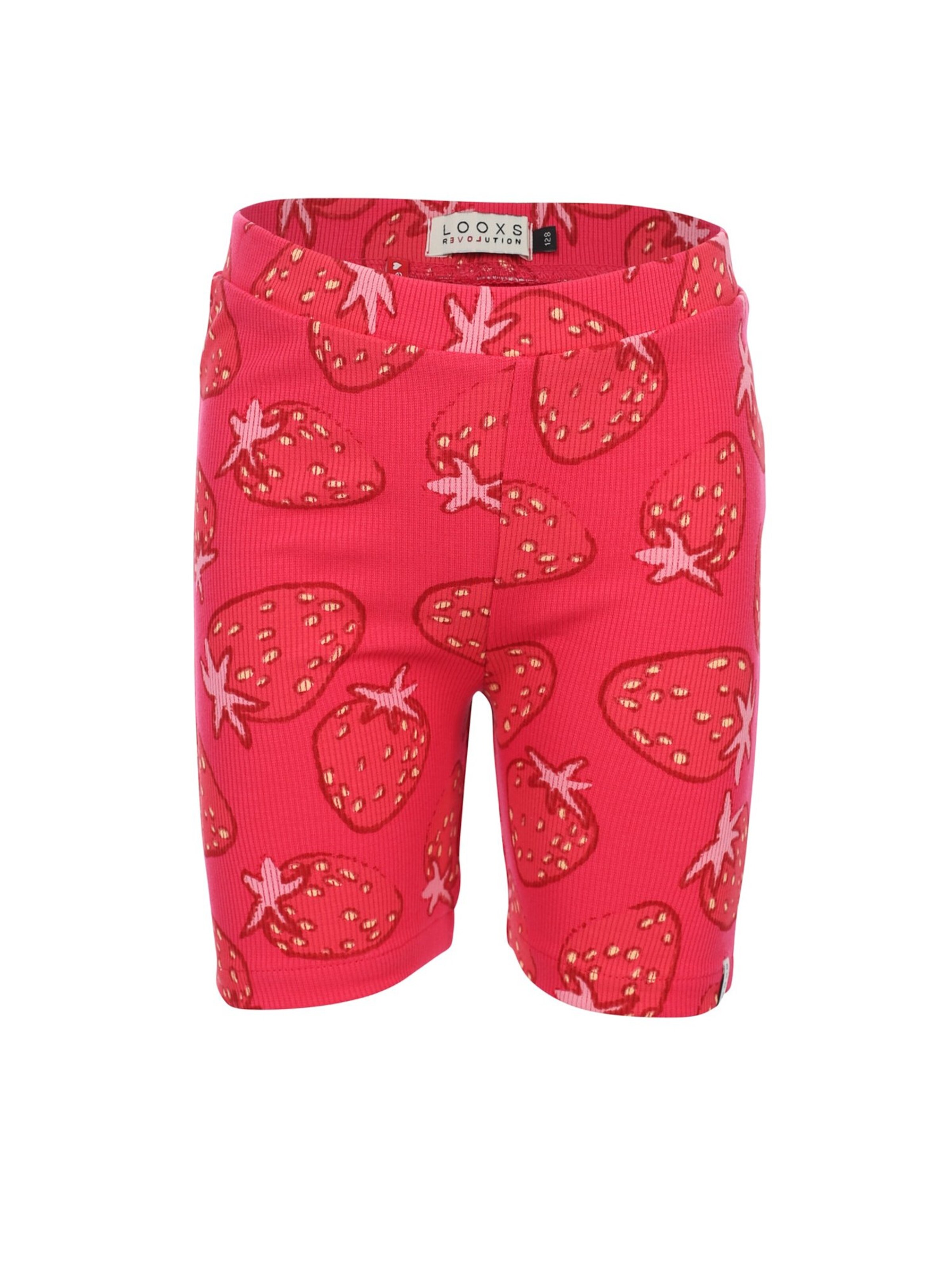 Looxs Revolution Slim fit Trousers in Pink: front