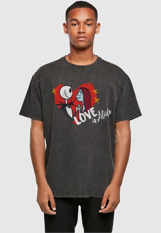 ABSOLUTE CULT Shirt 'The Nightmare Before Christmas - Love is Alive' in Black: front