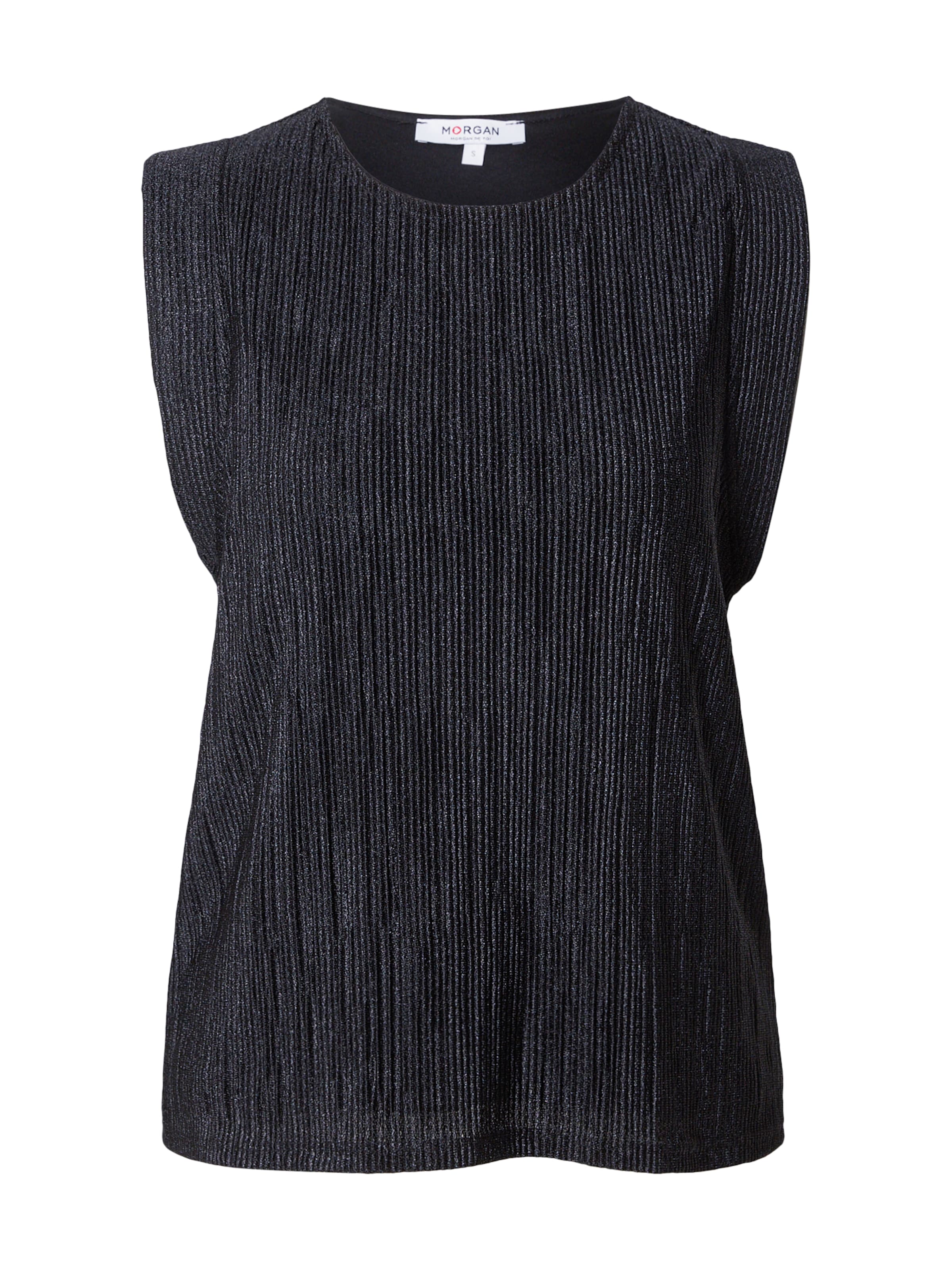 Morgan T-shirt 'DIABOLO' i svart: framsida