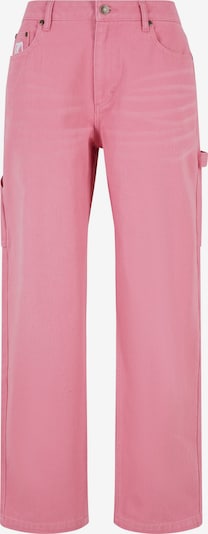 Karl Kani Jeans cargo en rose clair / blanc, Vue avec produit