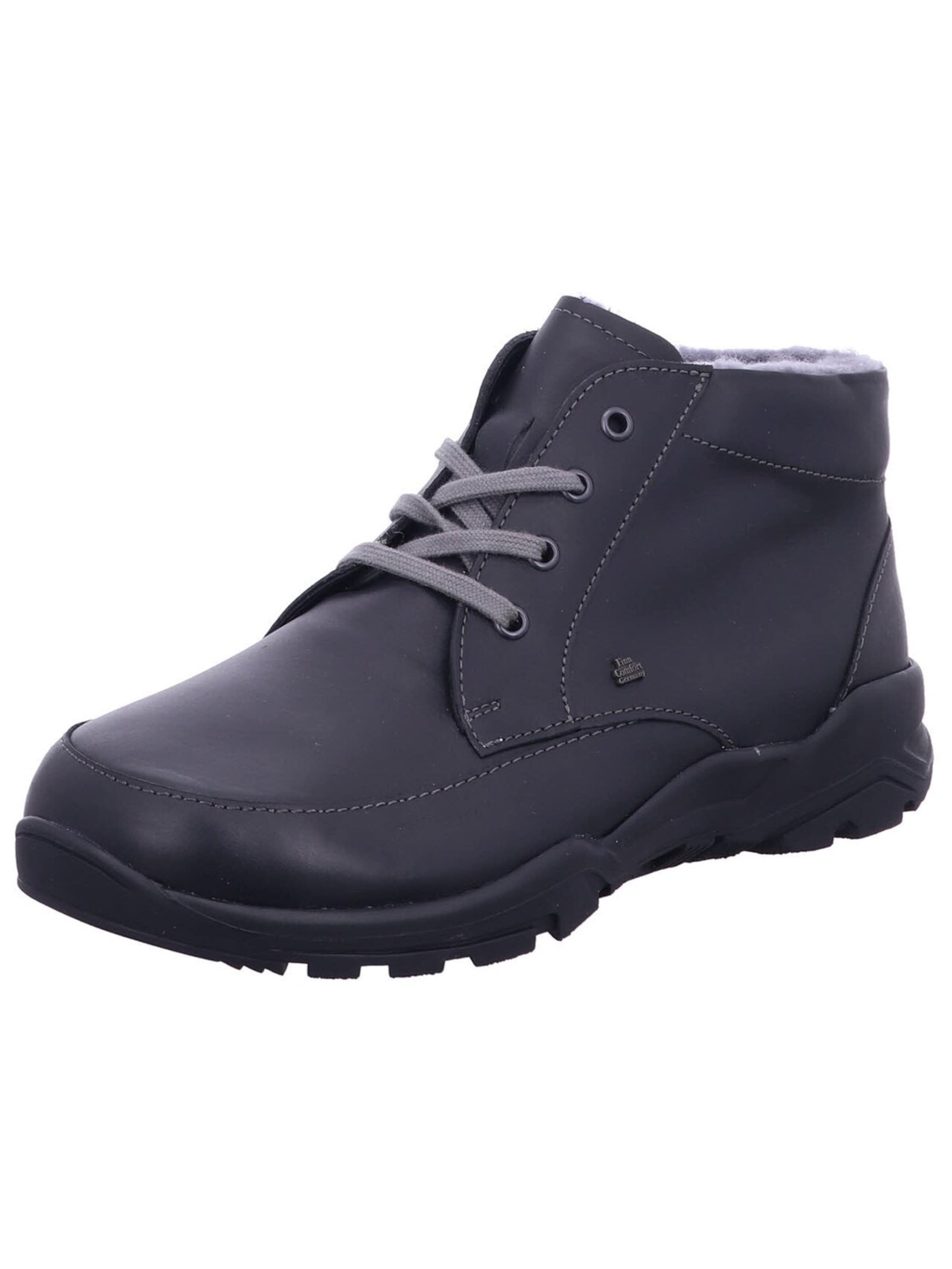 Finn Comfort - Botas 'Winterboot Herren 03916 001099 Echtleder in schwarz' en negro: frente