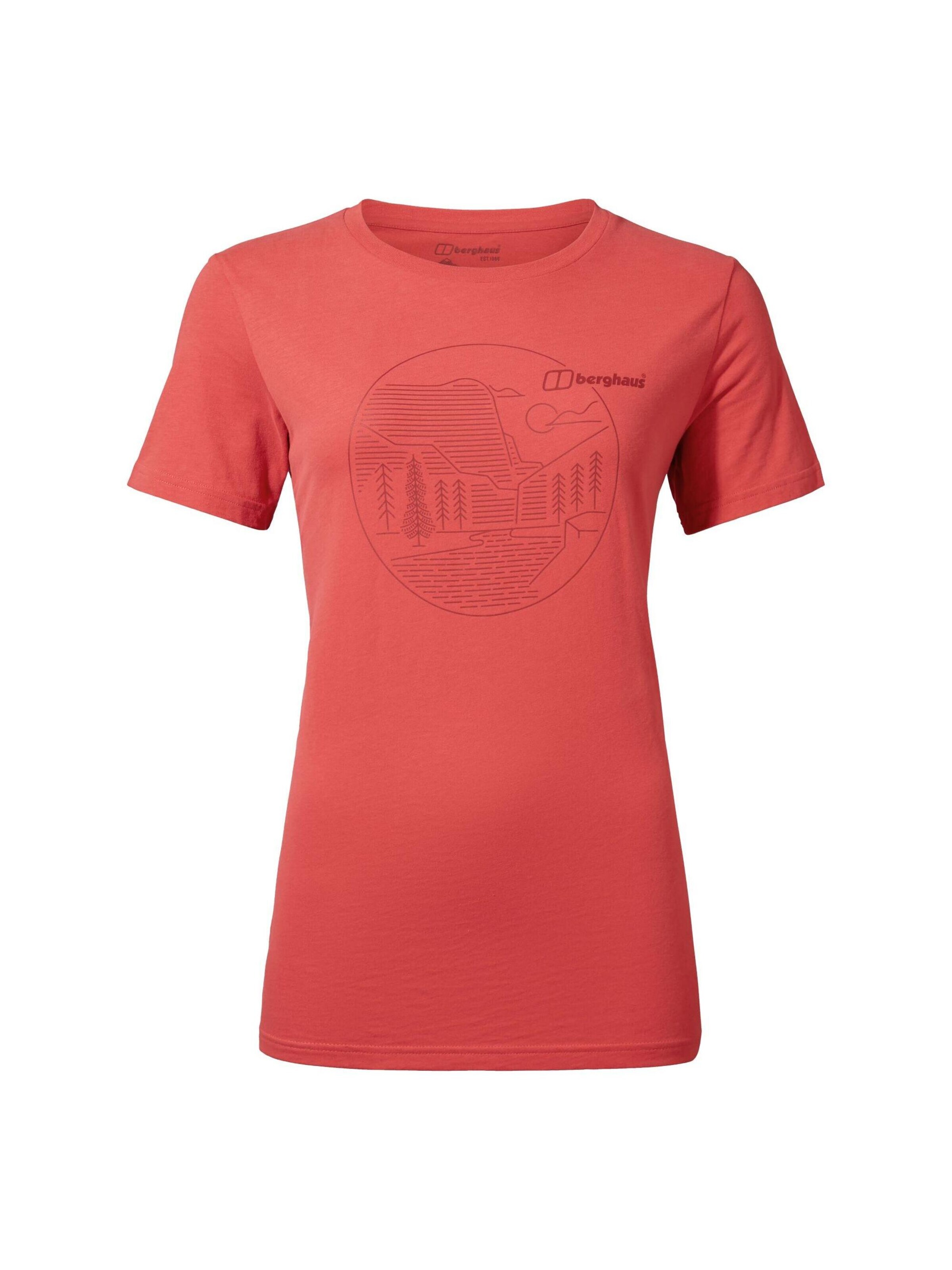 T-shirt Berghaus en rouge : devant