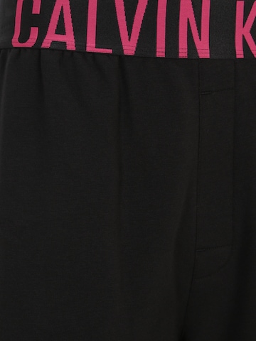 Calvin Klein UnderwearTapered Pidžama hlače 'Intense Power' - crna boja