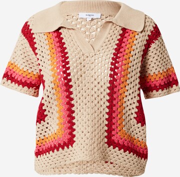 Suncoo Sweter 'PERISOL' w kolorze beżowy: przód
