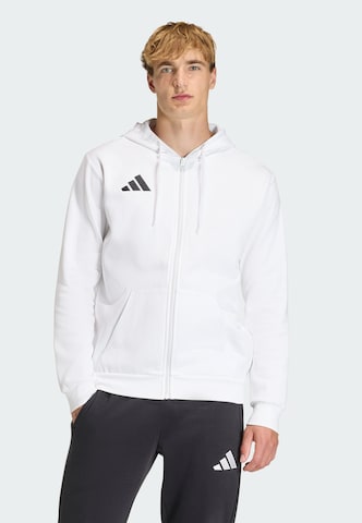 Veste de survêtement 'Entrada26' ADIDAS PERFORMANCE en blanc : devant