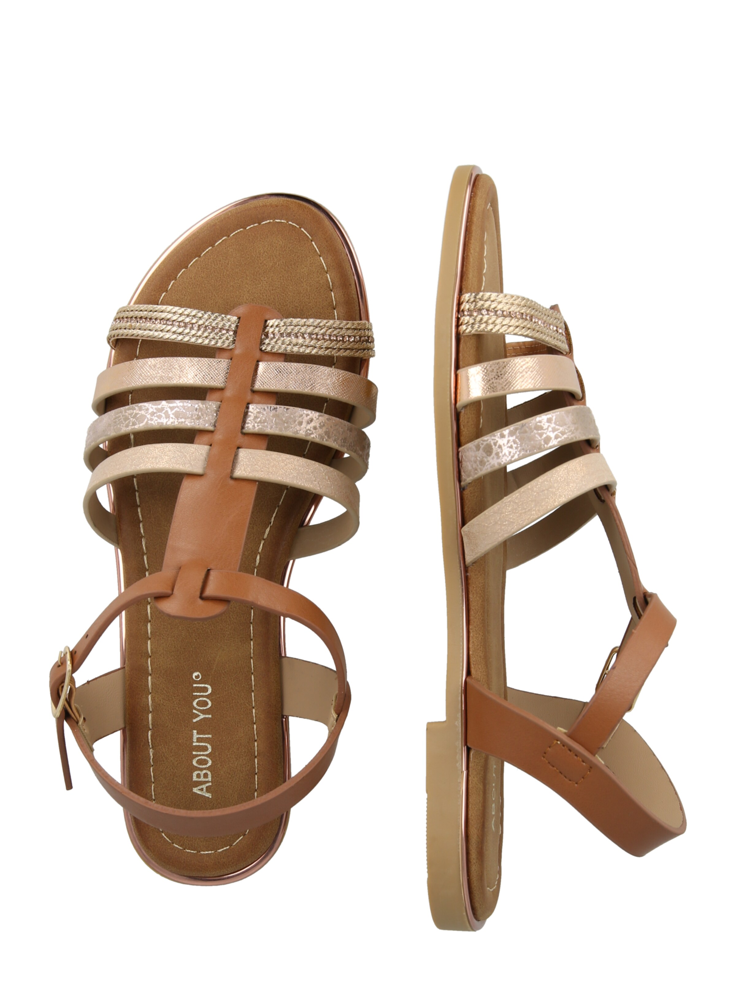 ABOUT YOU Sandal 'Inga' in Brown