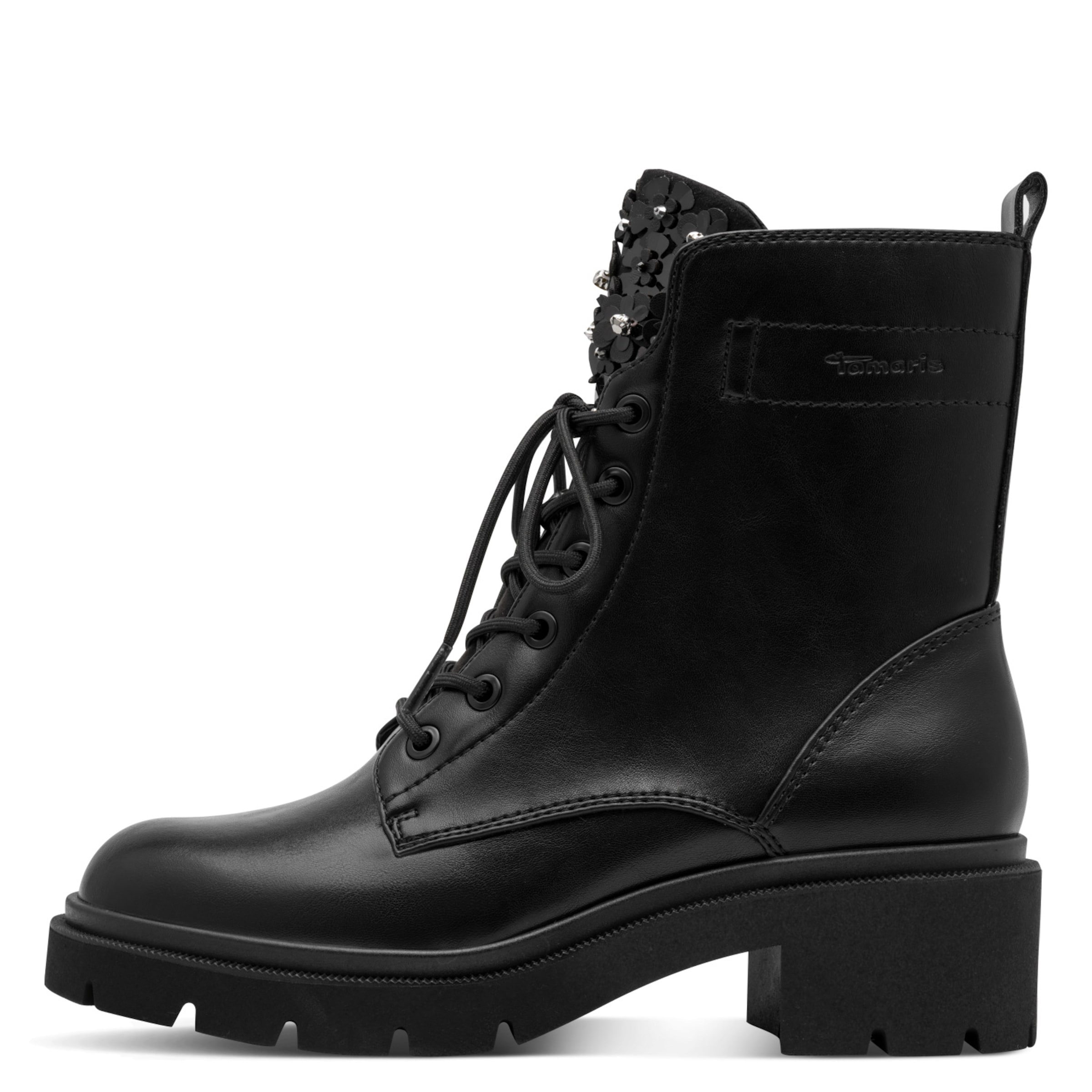 Bottines à lacets Tamaris en noir