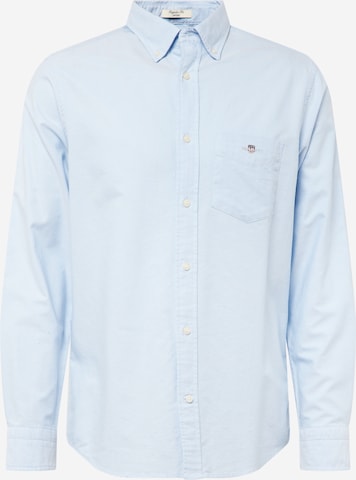 GANT Regular Fit Businesskjorte i blå: forside