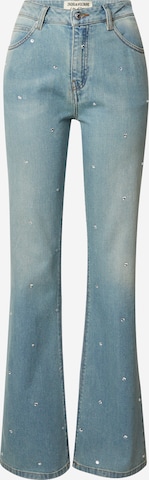 Zadig & Voltaire Flared Jeans 'EMILE' in Blauw: voorkant