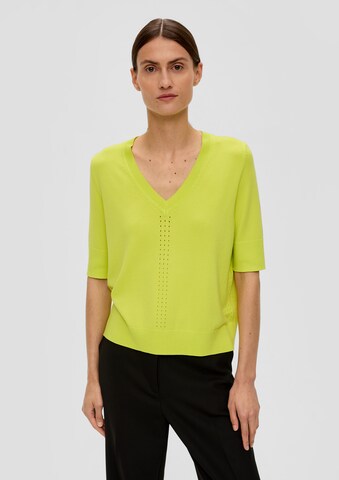 s.Oliver Pullover in Gelb: Vorderseite