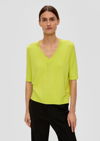 Pull-over s.Oliver en jaune : devant