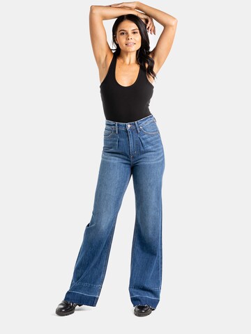 Articles of Society Wide leg Jeans 'Soho' in Blauw